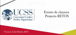 Evento de clausura del Proyecto RETOS